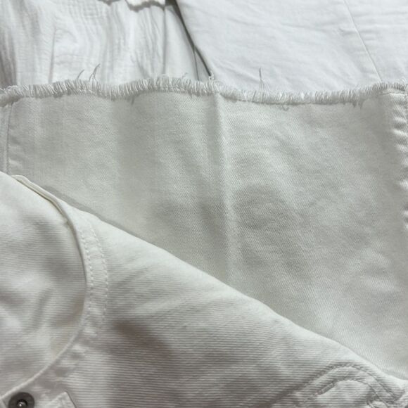 J. crew Factory Wide-leg crop jean stretch in seashell white NWT - Picture 10 of 16